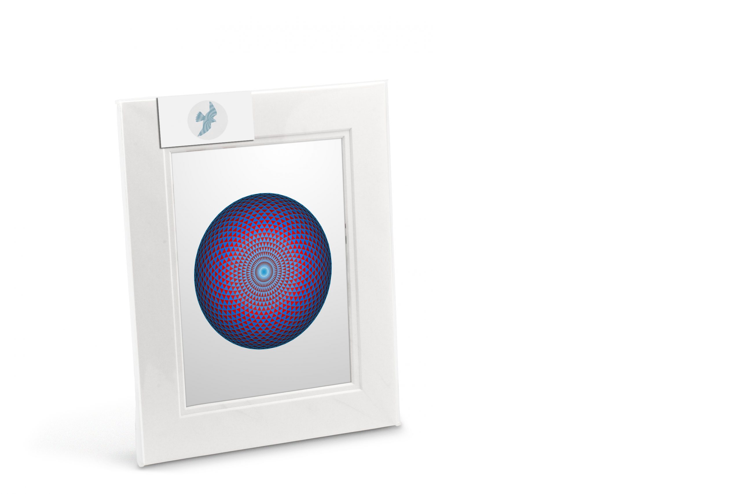 Mounted Print-Radiating Paths